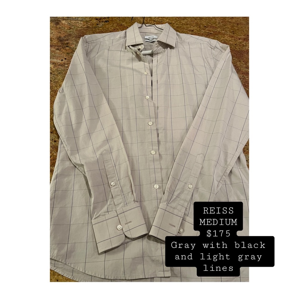 IMPECCABLE REISS BUTTON UP!